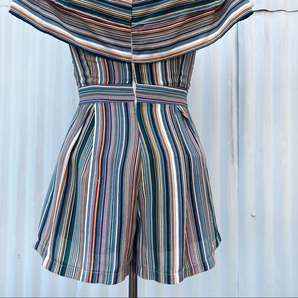 Kissy vintage rainbow stripe romper - Picture 4 of 11